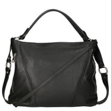 Emily Borsa a spalla da donna Vera pelle 80064-D28 NERO BLACK Gave Lux