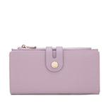 Portafoglio da donna 100% pelle vegana PU 798-3PT-LAVENDER Diana&co