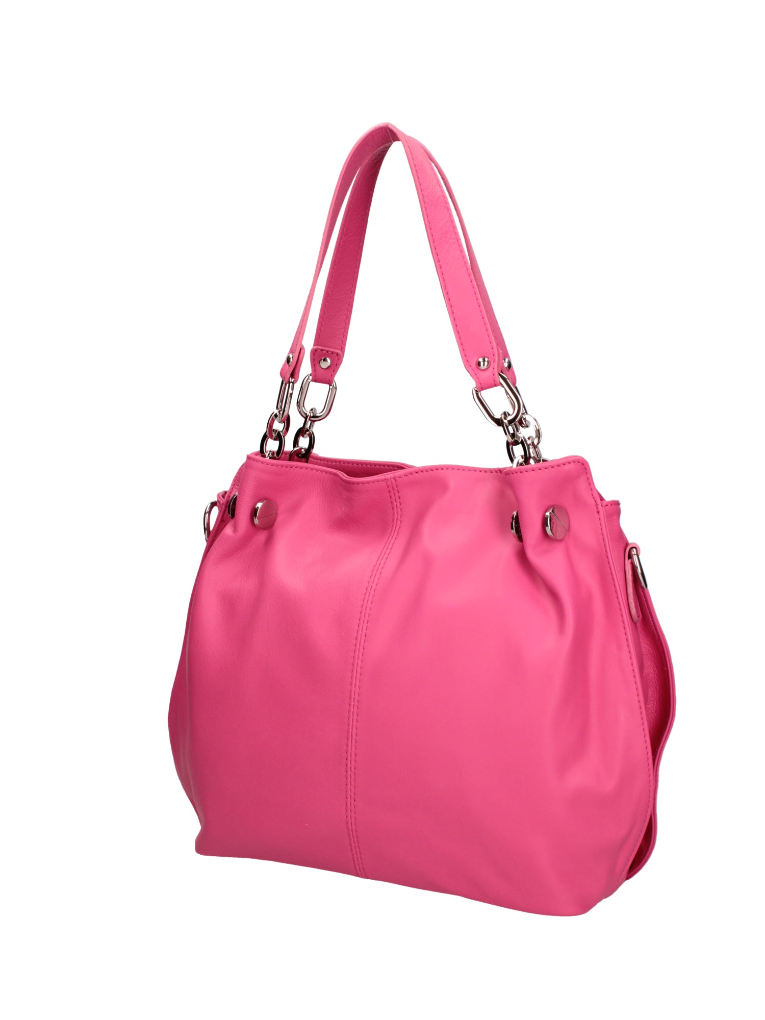 Ereba Borsa a mano da donna Made in Italy 100% pelle 3305-S02 FUXIA Gave Lux