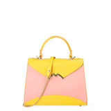 Auriga Chic Borsa a mano da donna Vera pelle 8924-ROSA+GIALLO Gave Lux