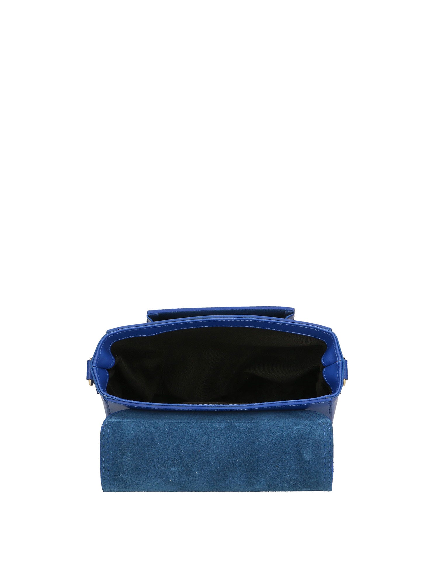 Ravenna Borsa a mano da donna Vera pelle 1524-BLU Gave Lux