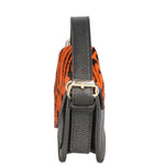 Aleide Borsa a mano da donna Vera pelle 04858-ZEBRA ARANCIONE Gave Lux