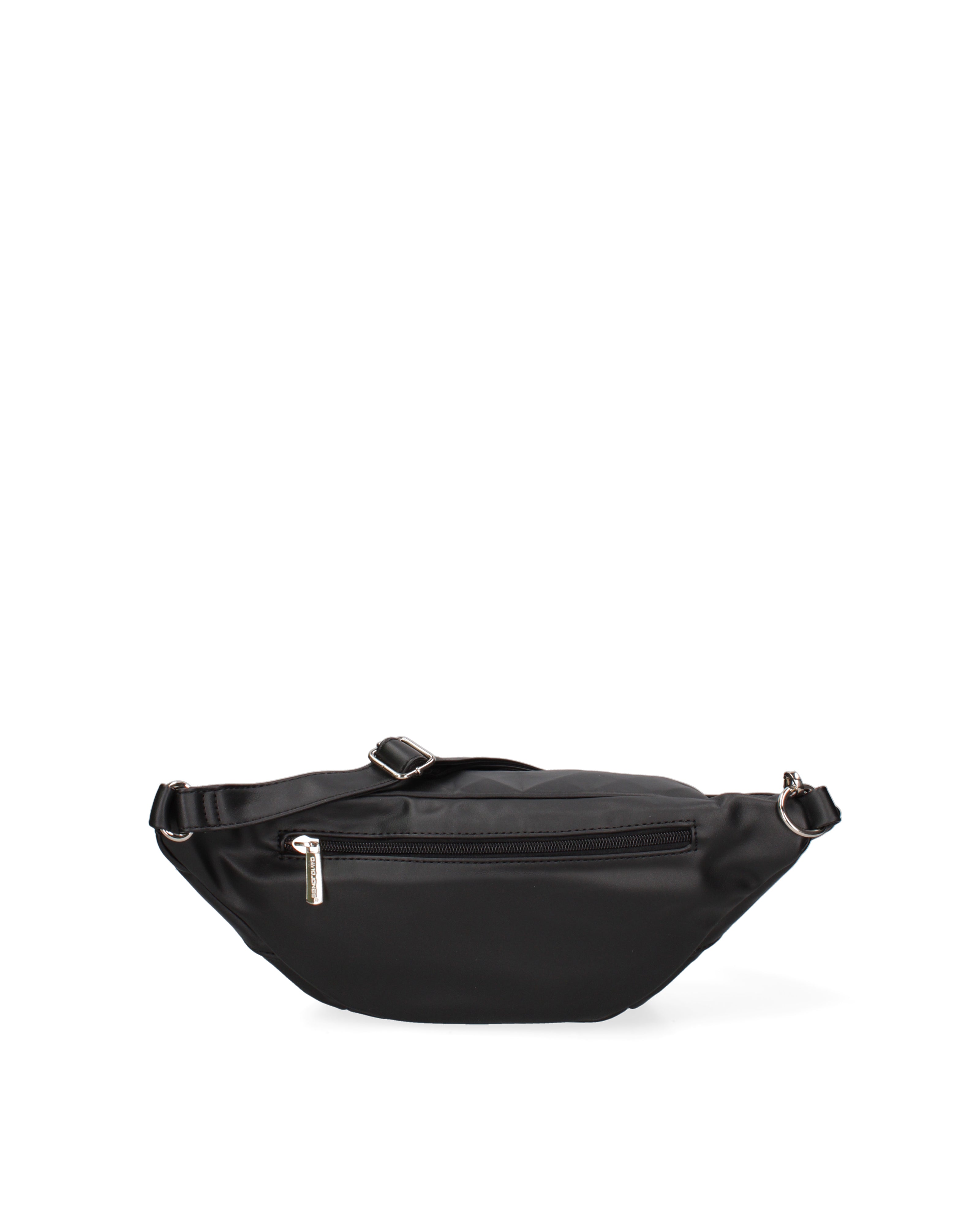 Marsupio da donna Ecopelle e Zip F6735-2-BLACK David Jones