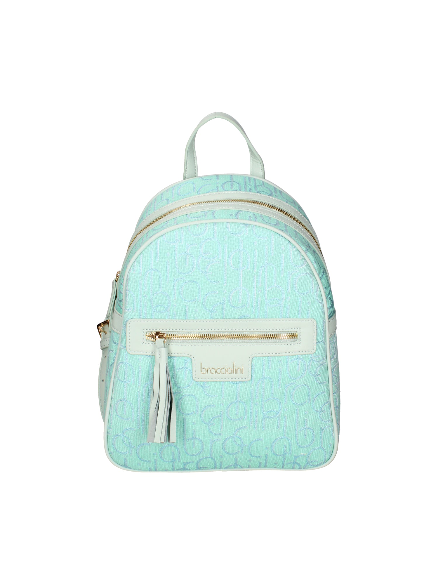Valeria Ultra Zaino da donna 100% Poliuretano B16552-CELESTE Braccialini