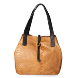 Clarissa Borsa a mano da donna Vera pelle 5276-031 CUOIO SCURO Gave Lux