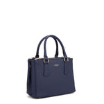 Borsa a mano da donna 100% pelle vegana PU 720-2PT-NAVY BLUE Diana&co
