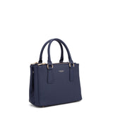 Borsa a mano da donna 100% pelle vegana PU 720-2PT-NAVY BLUE Diana&co