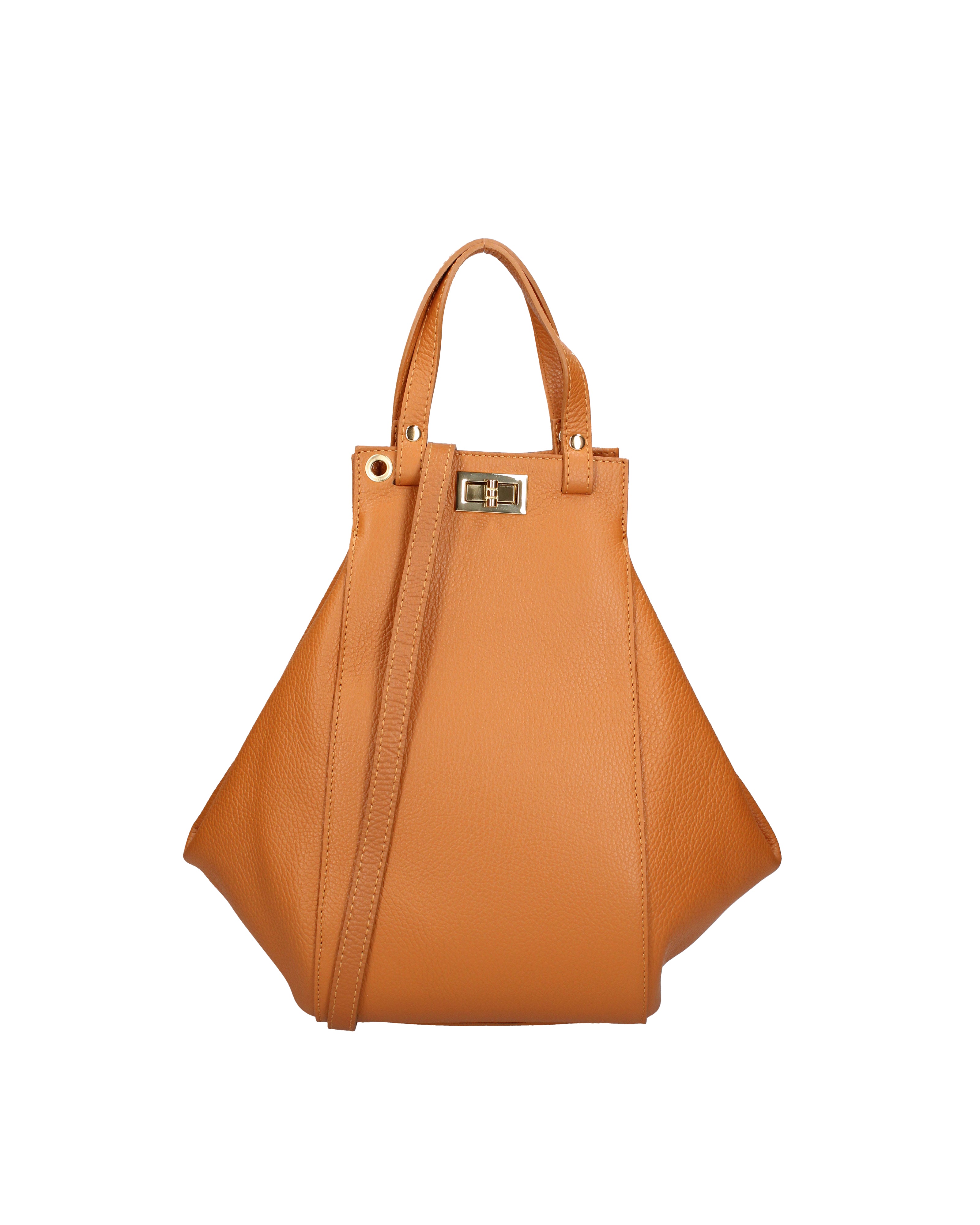 Lindsey Borsa a mano da donna 100% vera pelle 07162-D44 CUOIO Viola Castellani