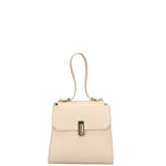 Borsa a mano da donna 100% pelle 07204-L116 BEIGE Viola Castellani