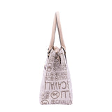 Borsa a mano da donna Ecopelle e poliestere BC1370-BEIGE B Cavalli