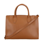 Lodovica Borsa a mano da donna Vera pelle 06544-CUOIO SCURO Gave Lux