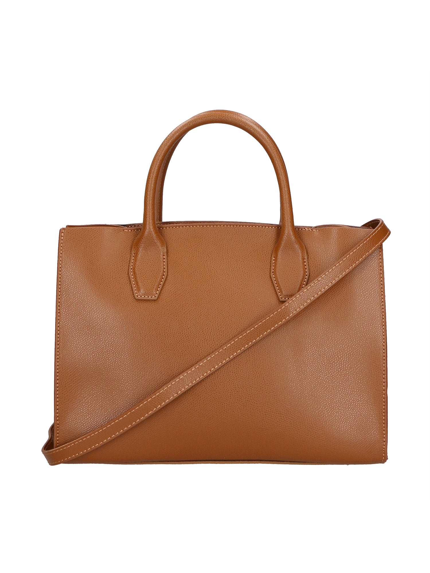 Lodovica Borsa a mano da donna Vera pelle 06544-CUOIO SCURO Gave Lux