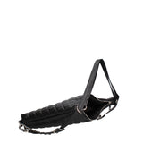 Borsa a spalla convertibile in zaino Vera pelle 07144-NERO Roberta Rossi