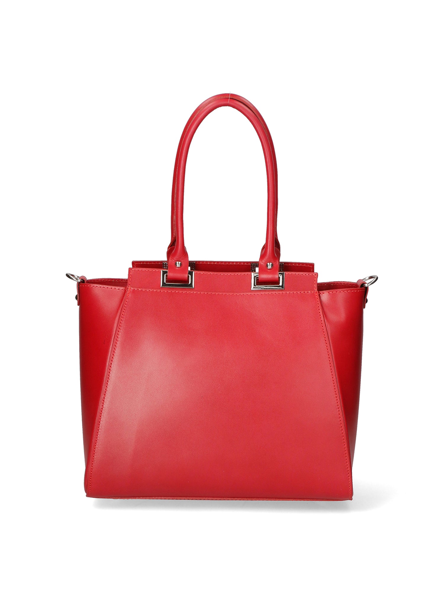 Fatima Borsa a mano da donna 100% pelle 9060-ROSSO RED Gave Lux