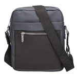 Borsa a tracolla uomo 100% PU Leather PCL3015-GREY-BLACK Northampton Polo Club