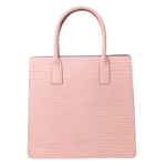 Giulia Borsa a mano da donna Vera pelle effetto cocco 468W-LU13 ROSA BABY Viola Castellani