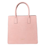 Giulia Borsa a mano da donna Vera pelle effetto cocco 468W-LU13 ROSA BABY Viola Castellani