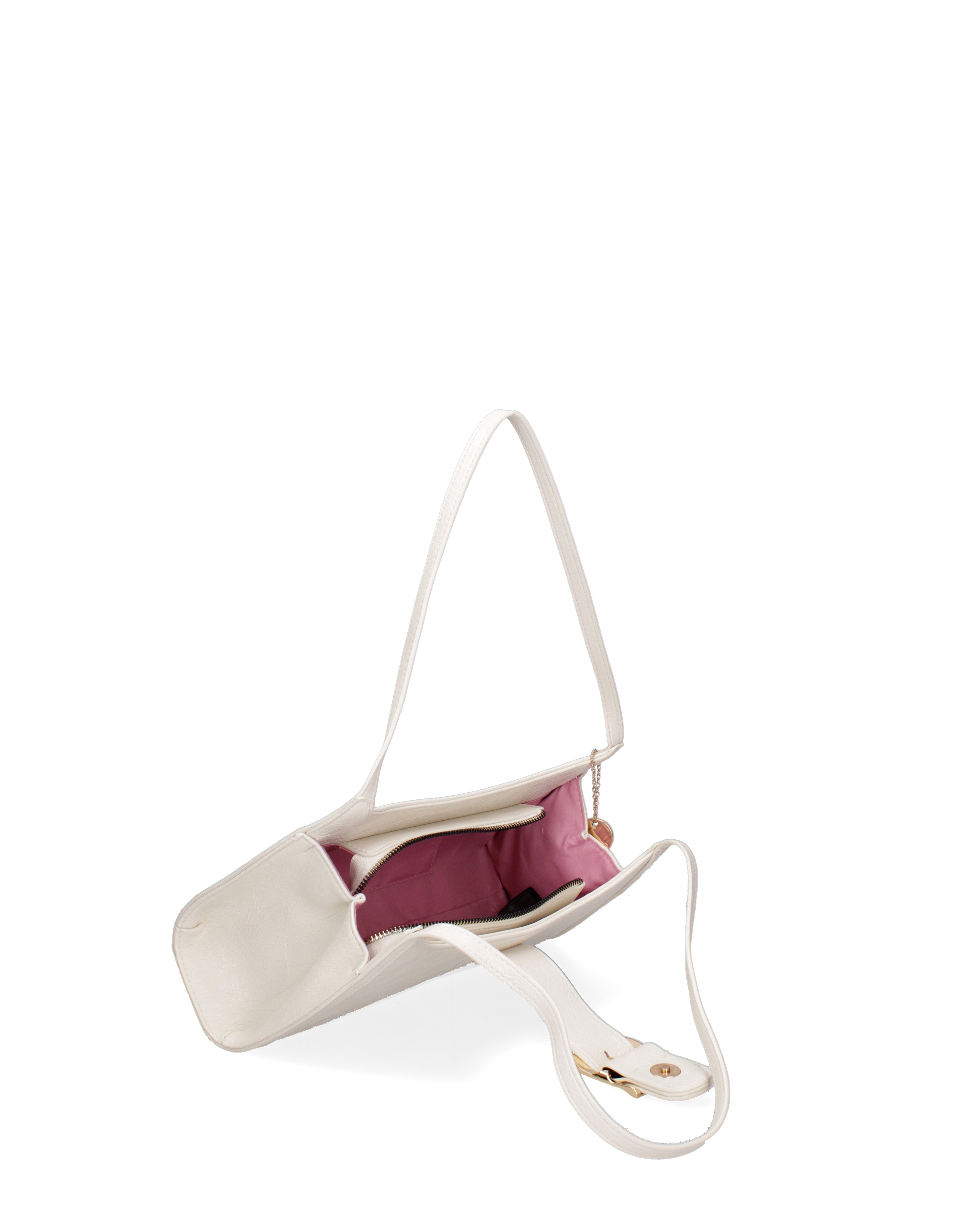 Borsa a spalla da donna Ecopelle DC3532-2-ALMOND Diana&co