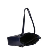 Eva Borsa a spalla da donna Vera pelle 9024-BLU DARK BLUE Gave Lux