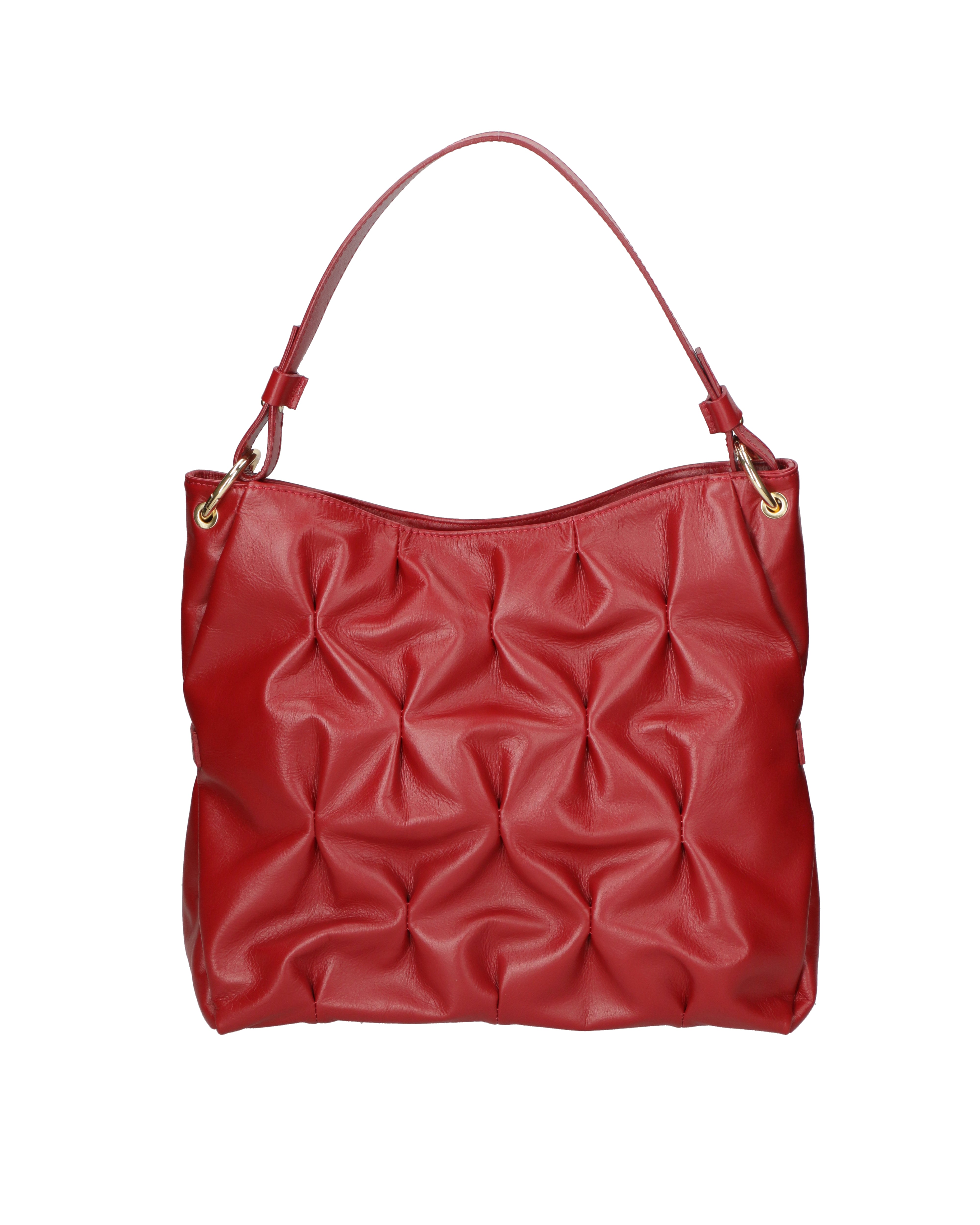 Auralie Borsa a spalla da donna Vera Pelle 03998-S10 RUBINO Gave Lux