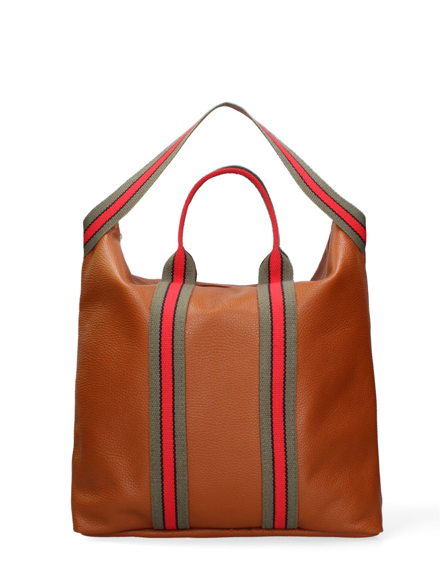 Varese Borsa a mano da donna Vera pelle 689746-D17 CUOIO SCURO - VERDE Gave Lux