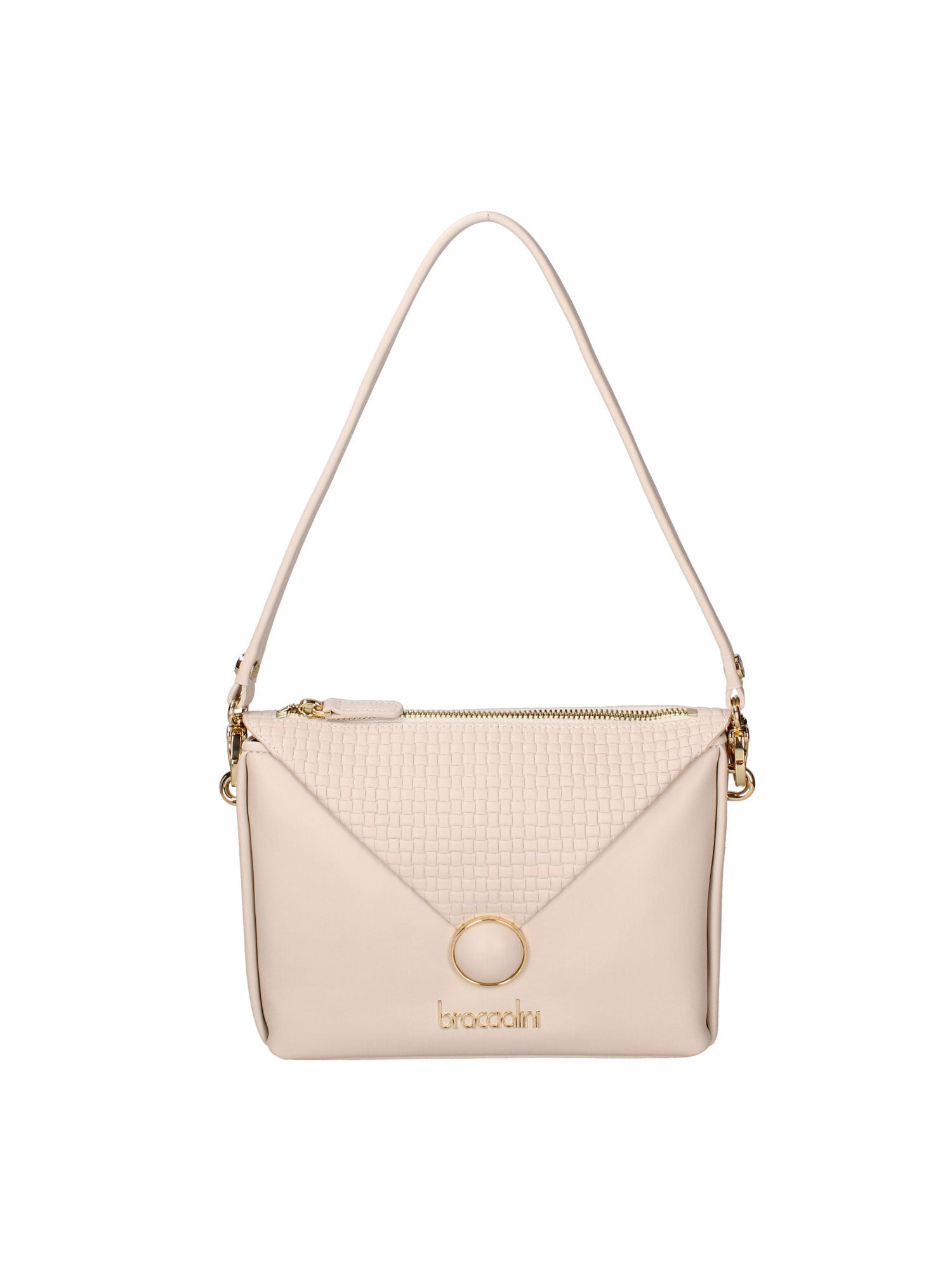 Solara Elite Borsa a tracolla donna Vera pelle B17206-BEIGE Braccialini