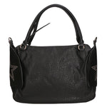 Rosa Borsa a mano da donna Ecopelle 8016-NERO Gave Lux