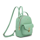 Zaino da donna in pelle vegana Casual 712-3PT-JADEGREEN Diana&co