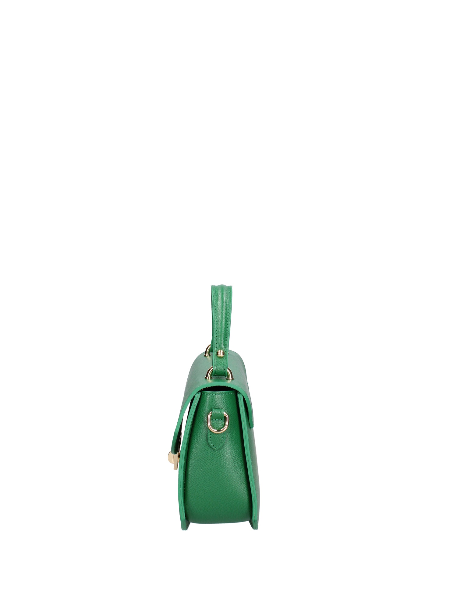 Borsa a mano da donna 100% vera pelle 07202-P 622 VERDE Roberta Rossi