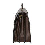Nevio 7010-TMORO DARK BROWN Borsa da lavoro uomo in pelle Gave Lux