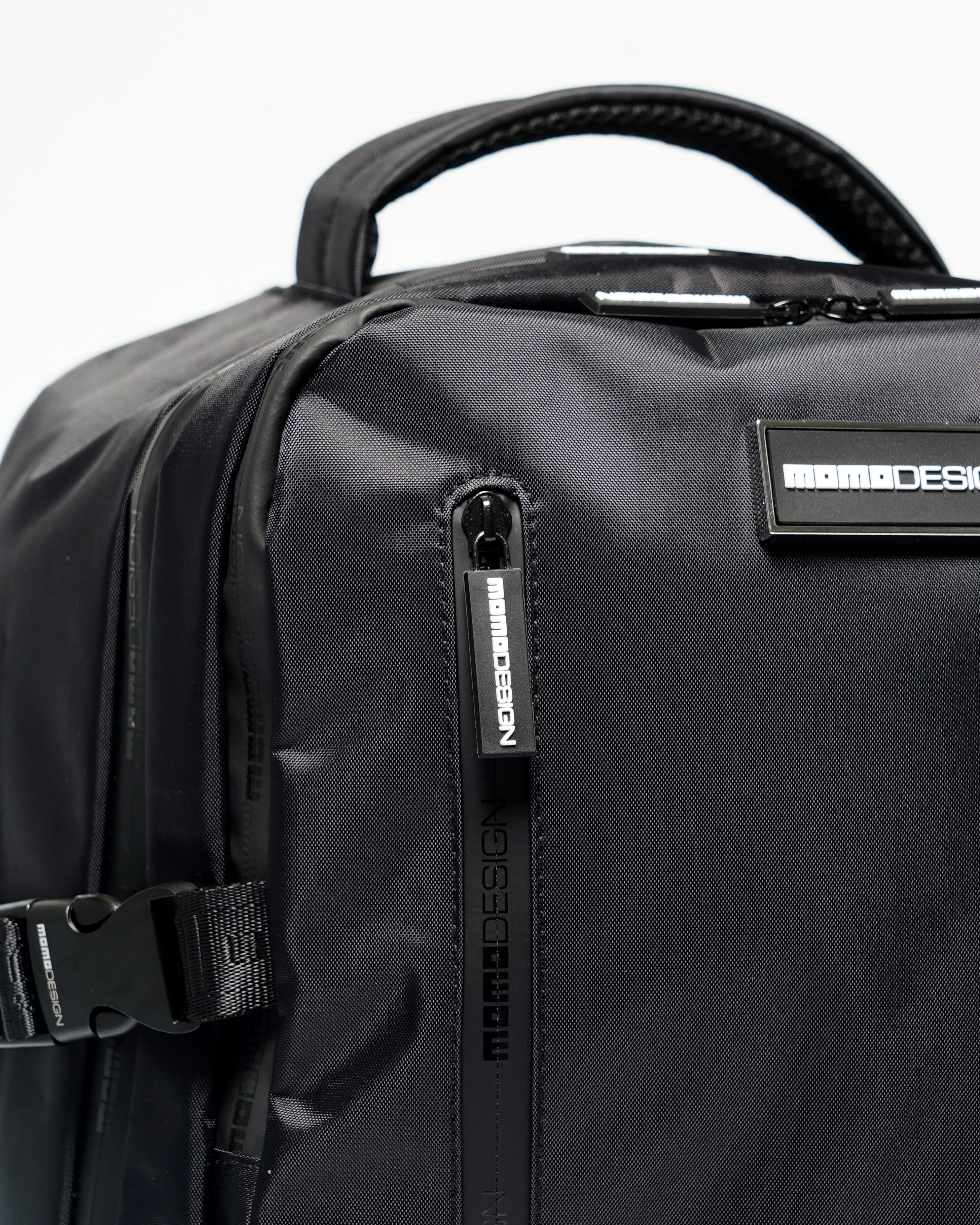 Zaino uomo in nylon ed ecopelle Casual SHUTTLE-BLACK Momo Design