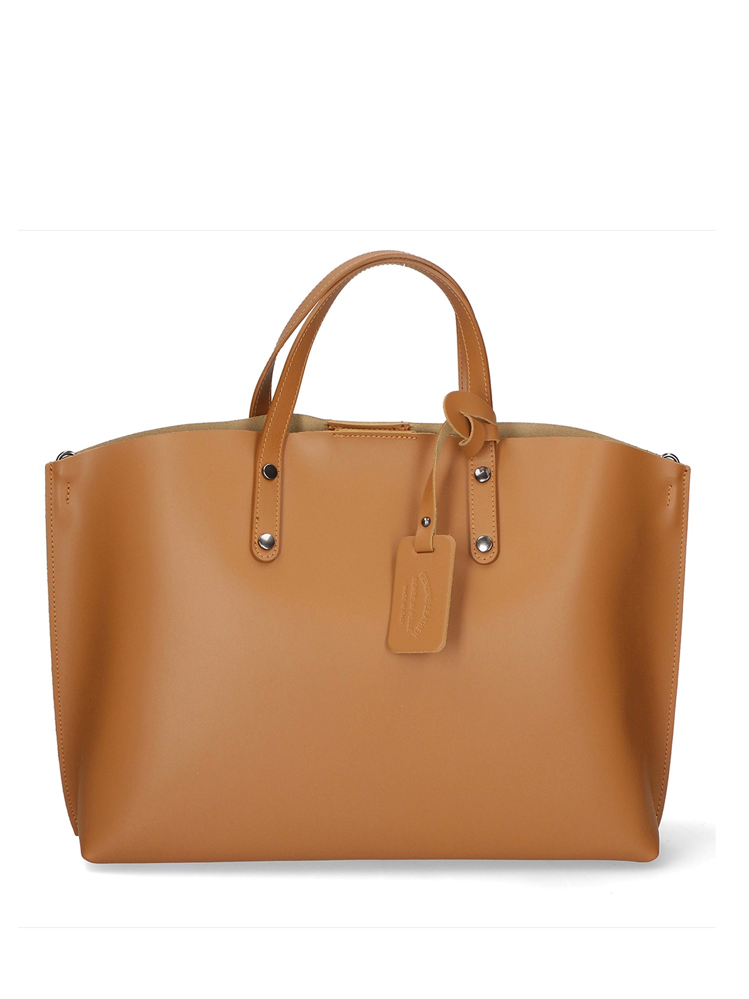 Lumena Borsa a mano da donna Vera pelle 2094-L128 CUOIO Gave Lux