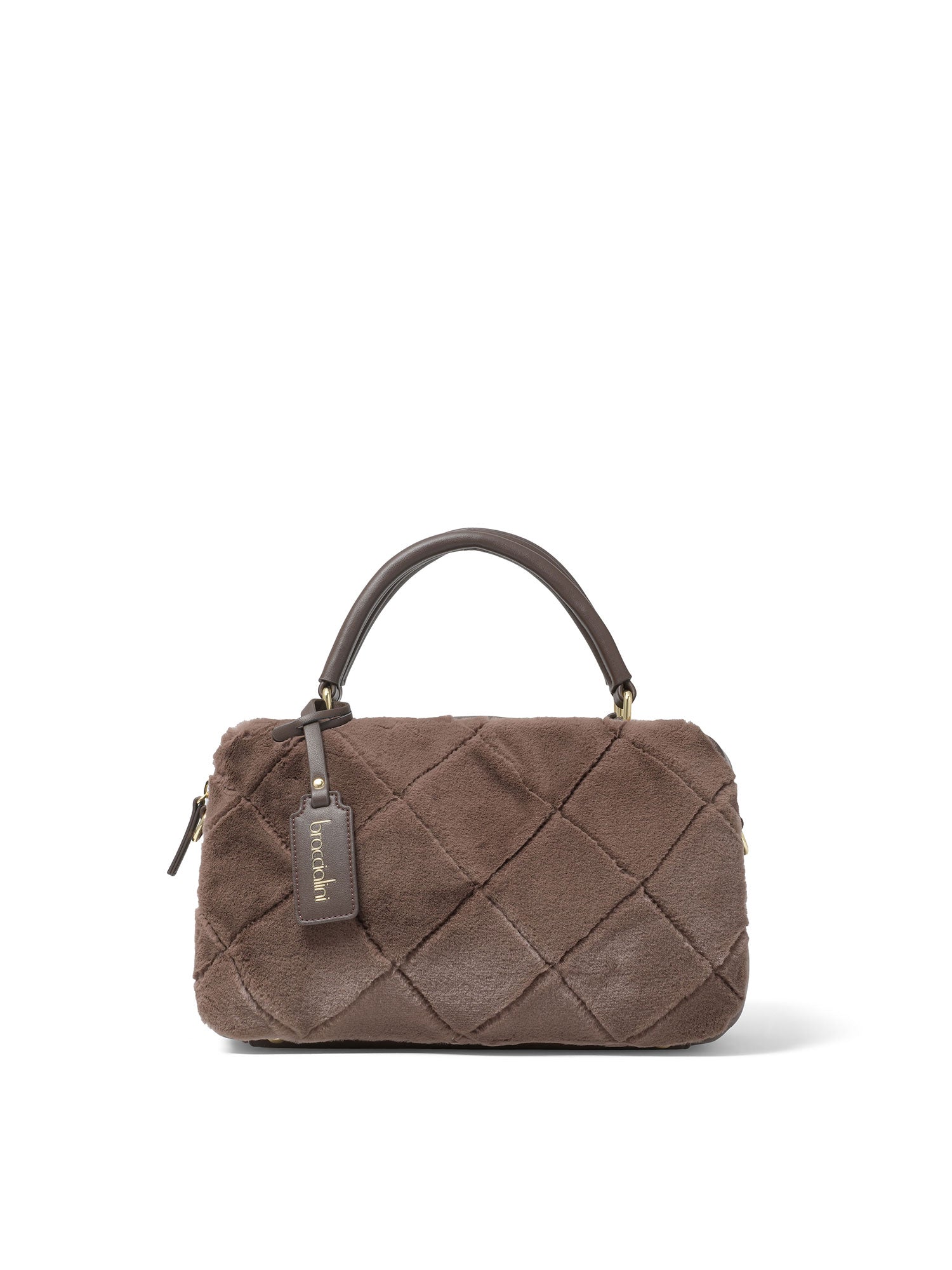 Cordoba Borsa a mano da donna Polyurethane + Polyester B16840-MARRONE Braccialini