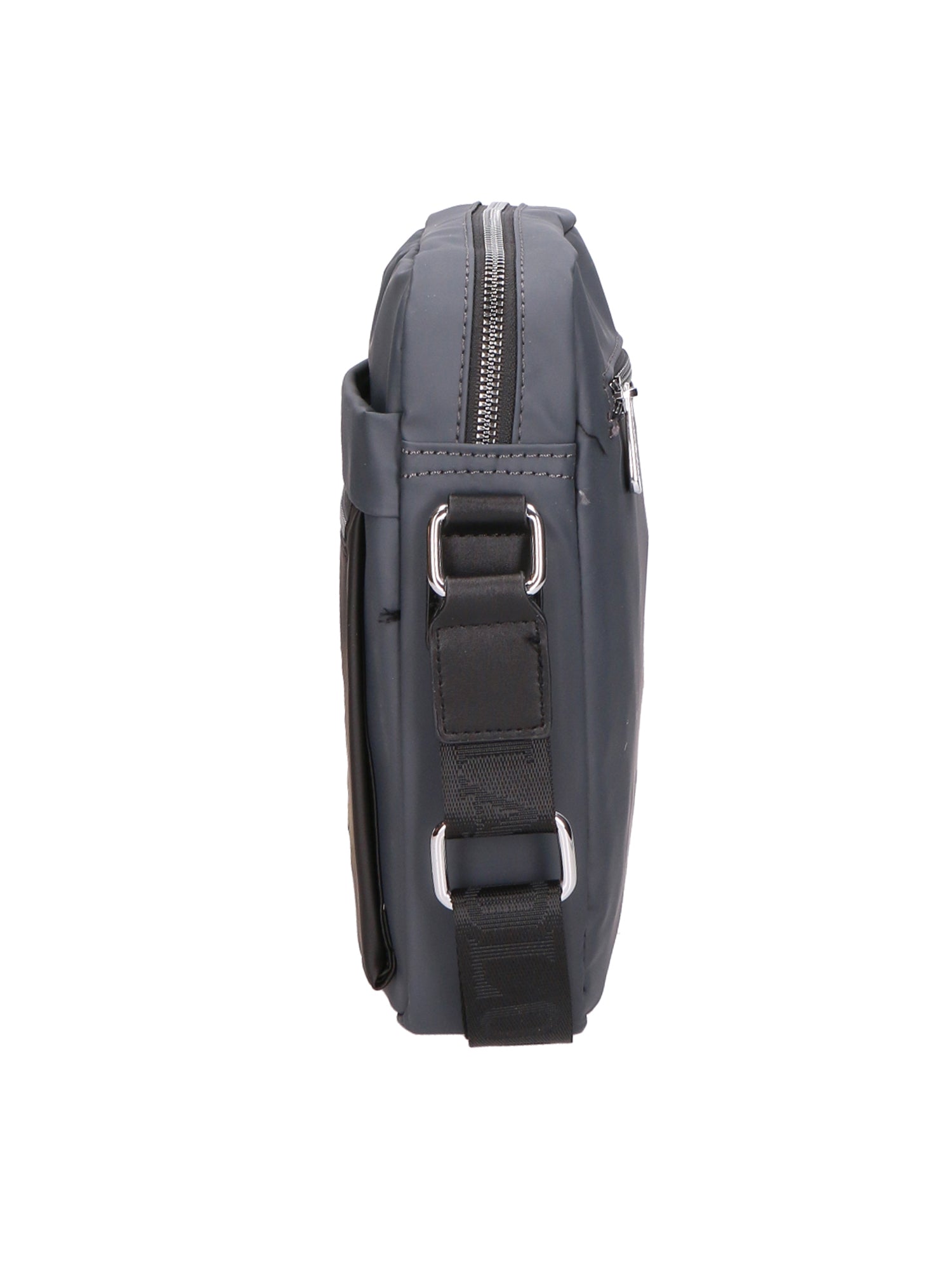 Borsa a tracolla uomo 100% PU Leather PCL3015-GREY-BLACK Northampton Polo Club