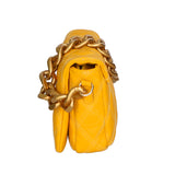 Adriana Borsa a mano da donna Vera pelle 04539-S04 GIALLO Gave Lux