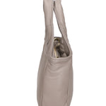 Virna Borsa a mano da donna Vera Pelle 06501-S77 GRIGIO PERLA Gave Lux
