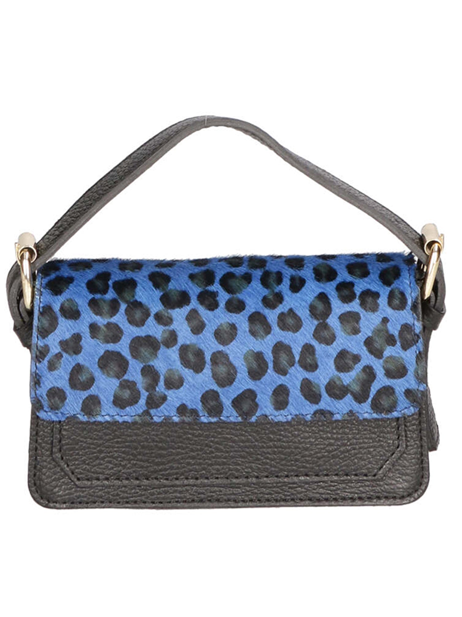 Aleide Borsa a mano da donna Vera pelle 04858-LEO P BLU Gave Lux