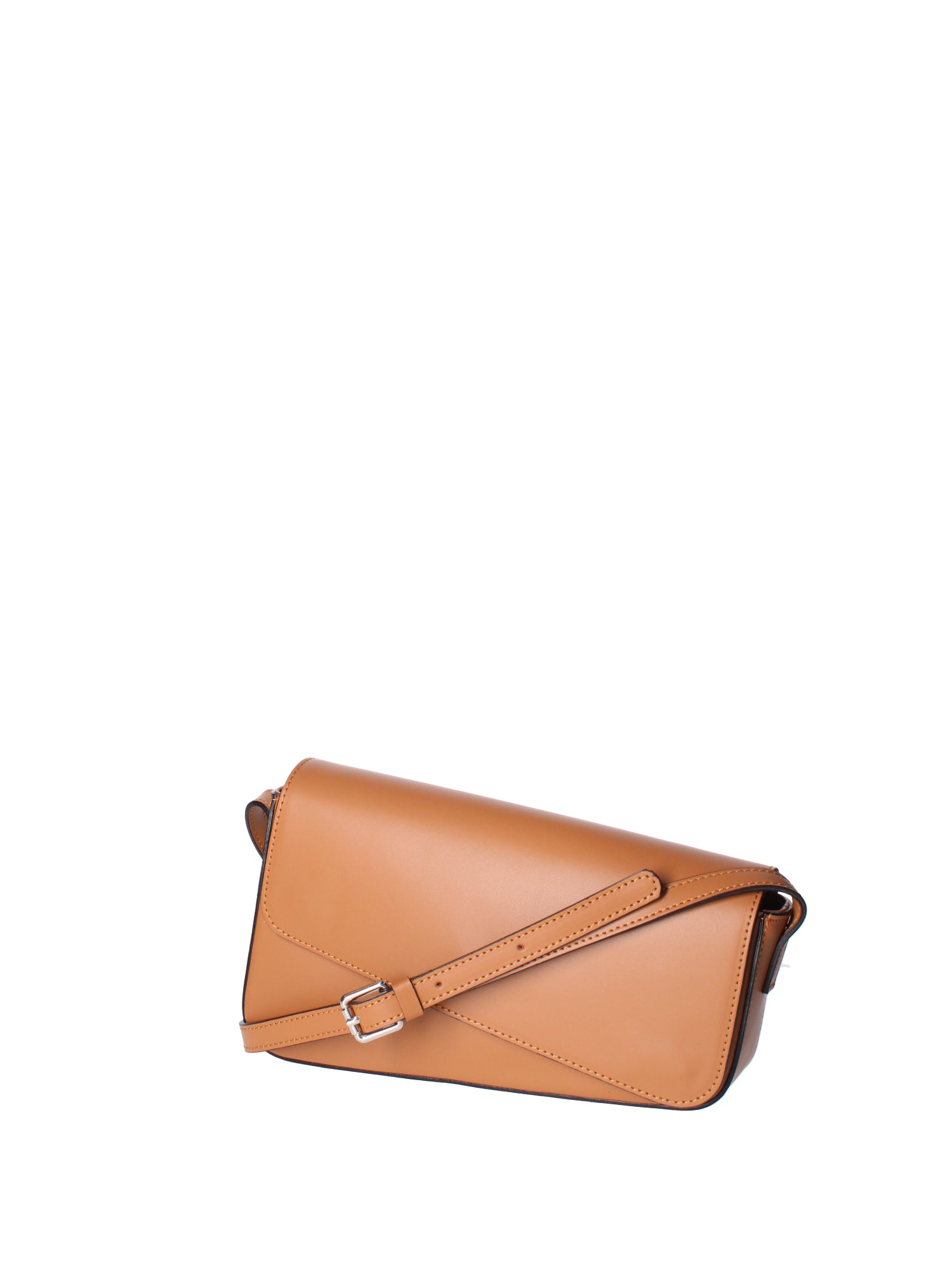 Borsa a tracolla da donna Vera pelle 07223-L125 CAMEL Roberta Rossi