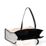 Favignana Borsa a spalla donna Tela e Vera Pelle 5370-12-NERO Gave Lux