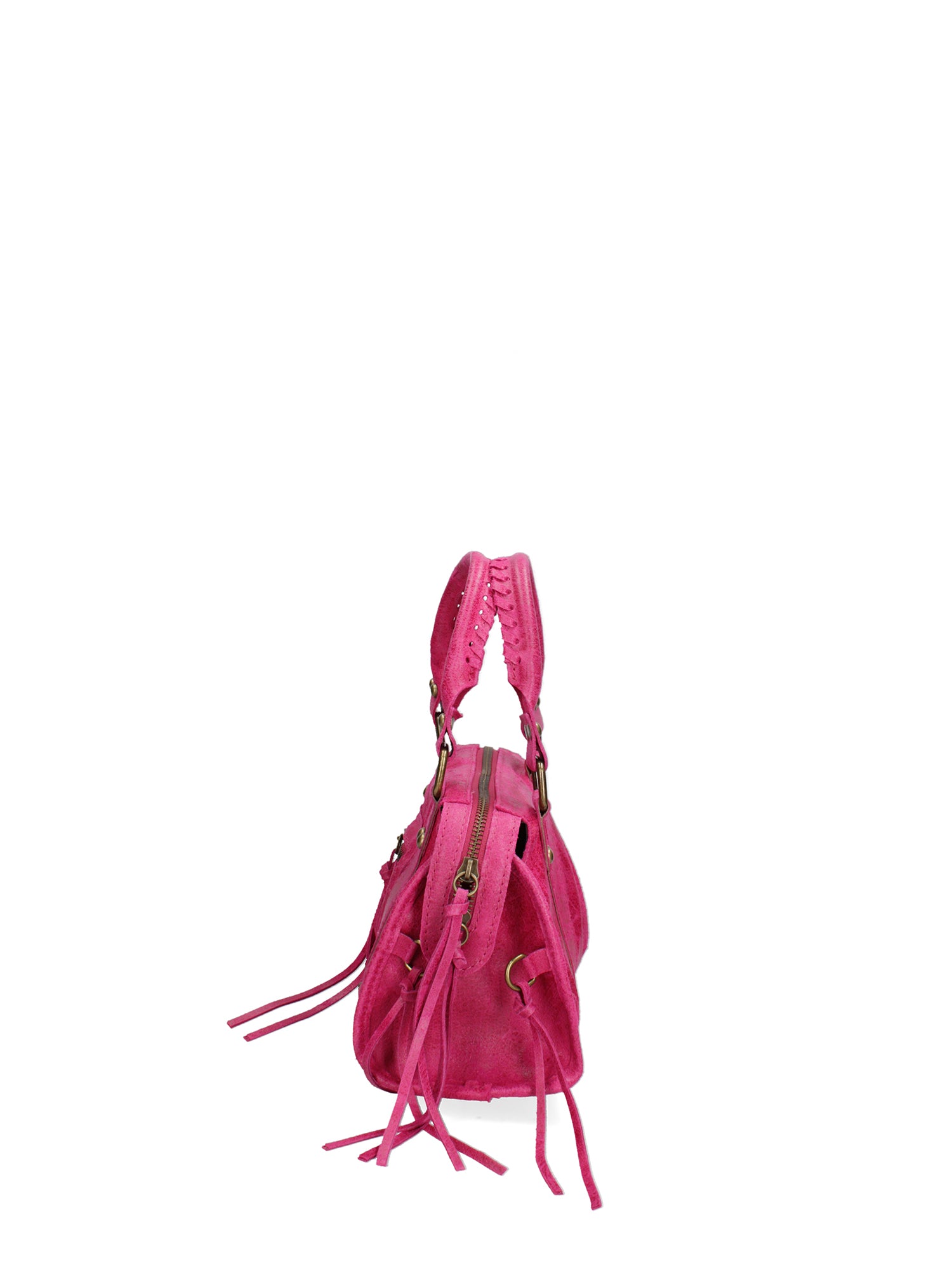 Erisia Borsa a spalla da donna Vera pelle 06091-016 FUXIA Gave Lux