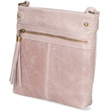 Carmen Borsa a tracolla da donna Vera pelle 10034-ROSA Gave Lux