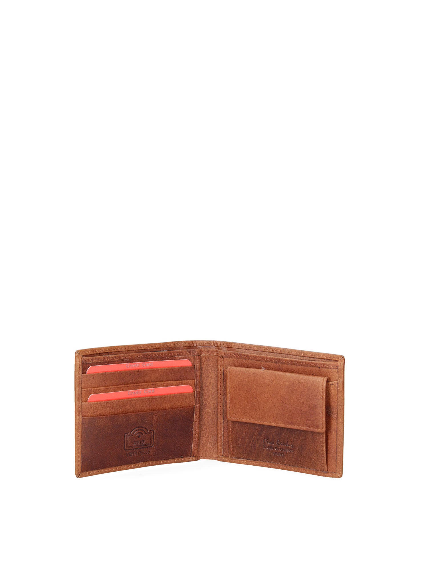 Portafoglio uomo vera pelle Casual 8824-123-COGNAC Pierre Cardin
