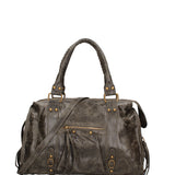 Elara Borsa a spalla da donna Vera pelle 06090-049 VERDE MILITARE SCURO Gave Lux
