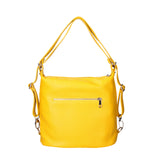 Bianca Borsa a spalla da donna Vera pelle 07136-D04 GIALLO Viola Castellani
