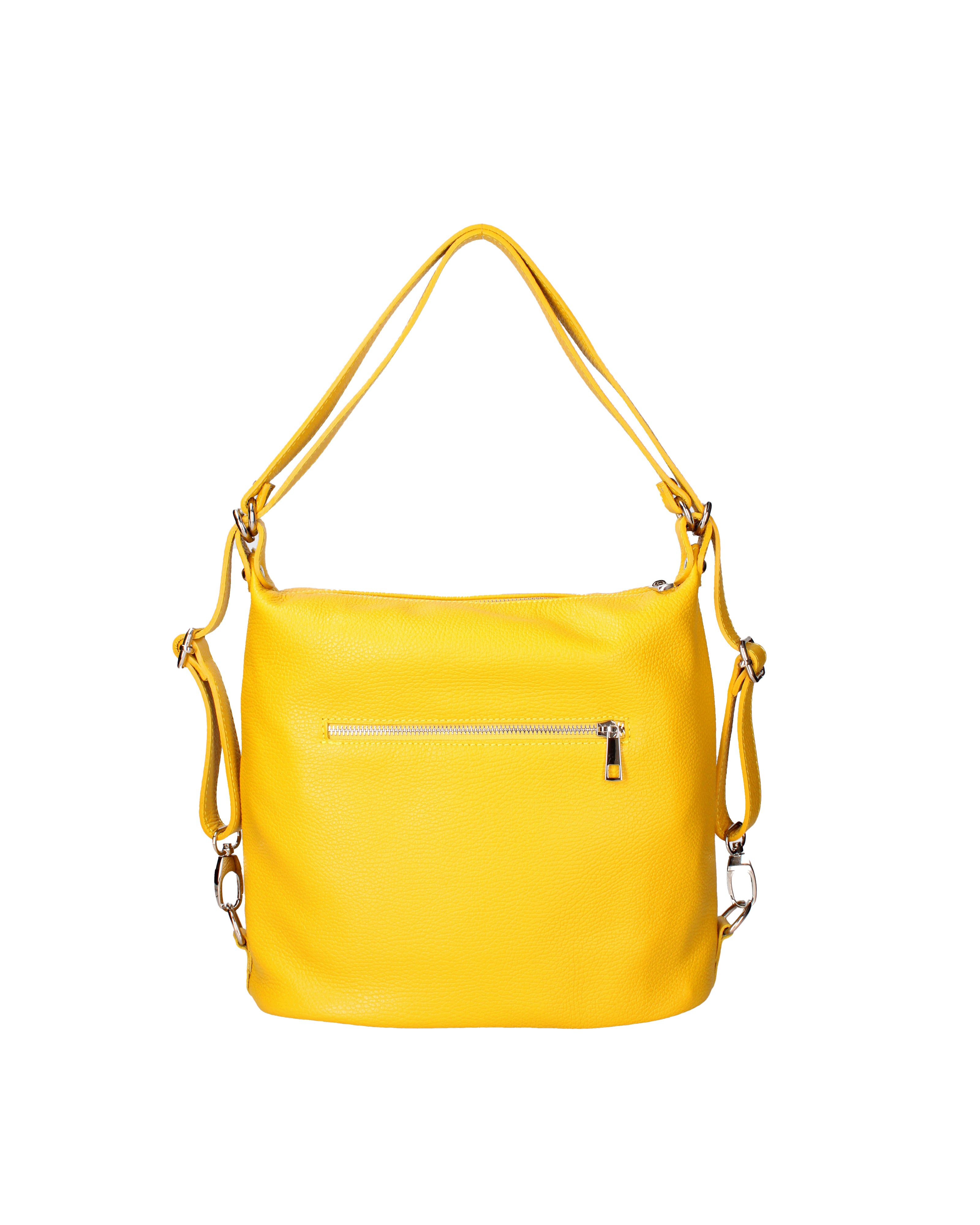 Bianca Borsa a spalla da donna Vera pelle 07136-D04 GIALLO Viola Castellani