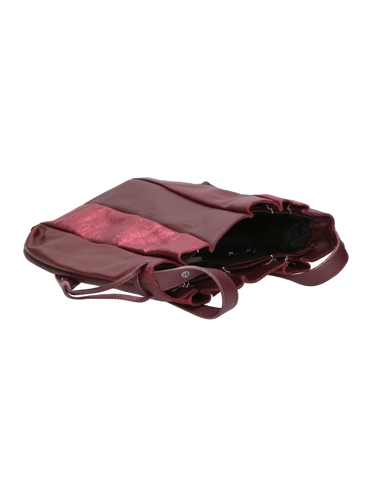 Nunzia Borsa a spalla da donna Vera pelle 576042-BORDO BORDEUX Gave Lux