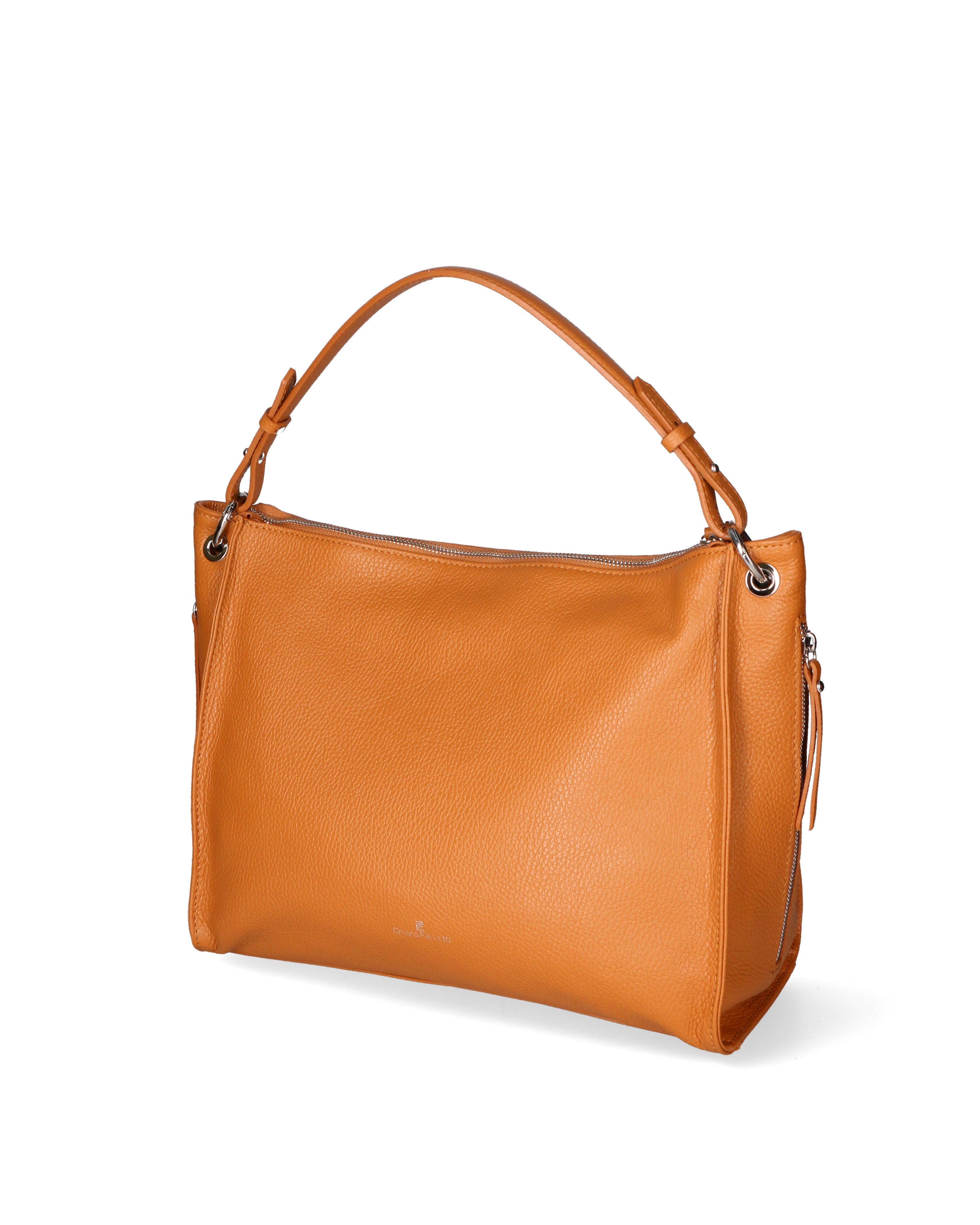 Eris Plus Borsa a mano da donna Vera pelle 7009-D44 CUOIO COGNAC Chiara Ferretti