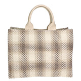 Alicia Borsa a spalla da donna Cotone e pelle 05086-40 TAUPE Gave Lux