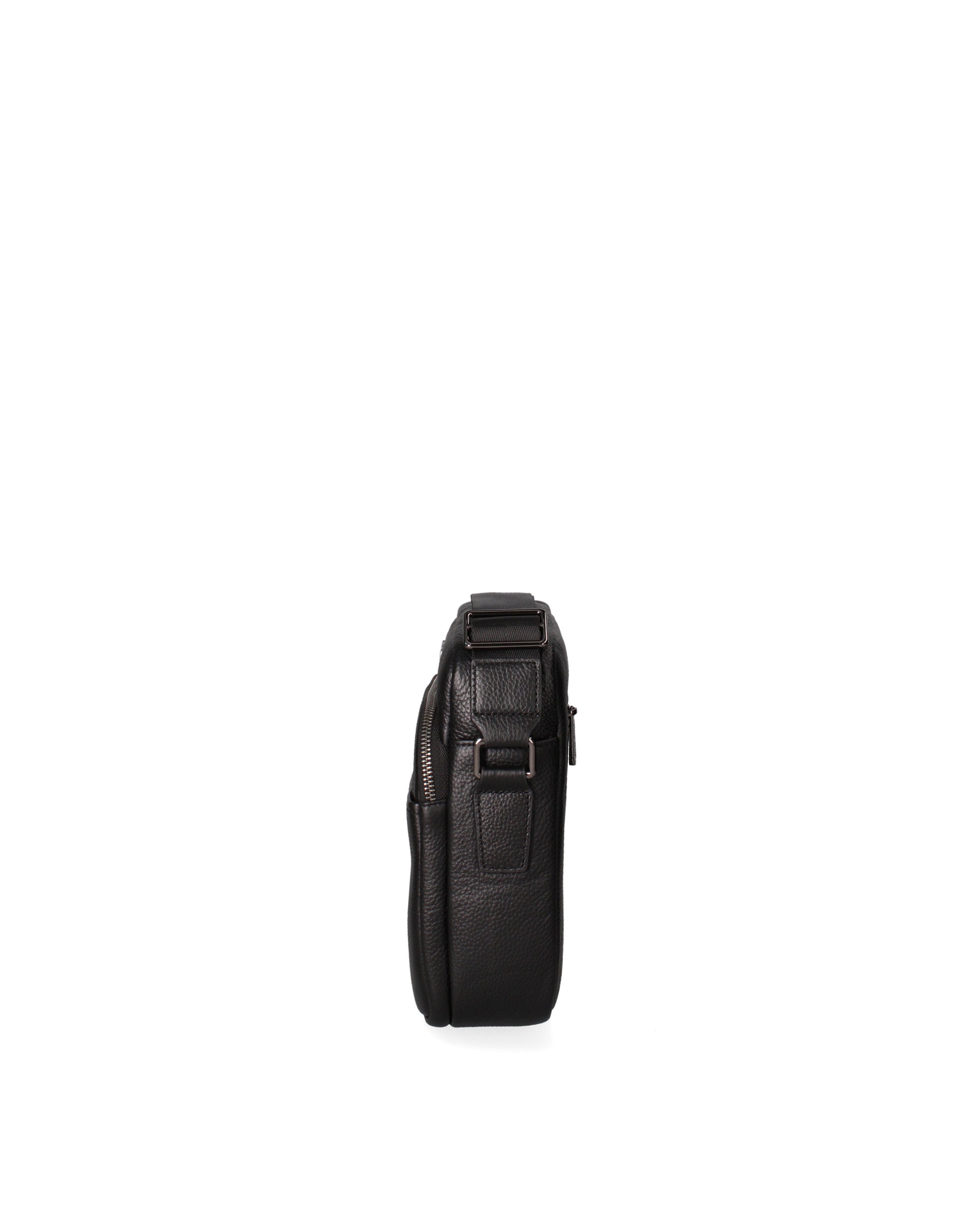 Borsa a tracolla uomo vera pelle Casual PC3173-NERO Northampton Polo Club