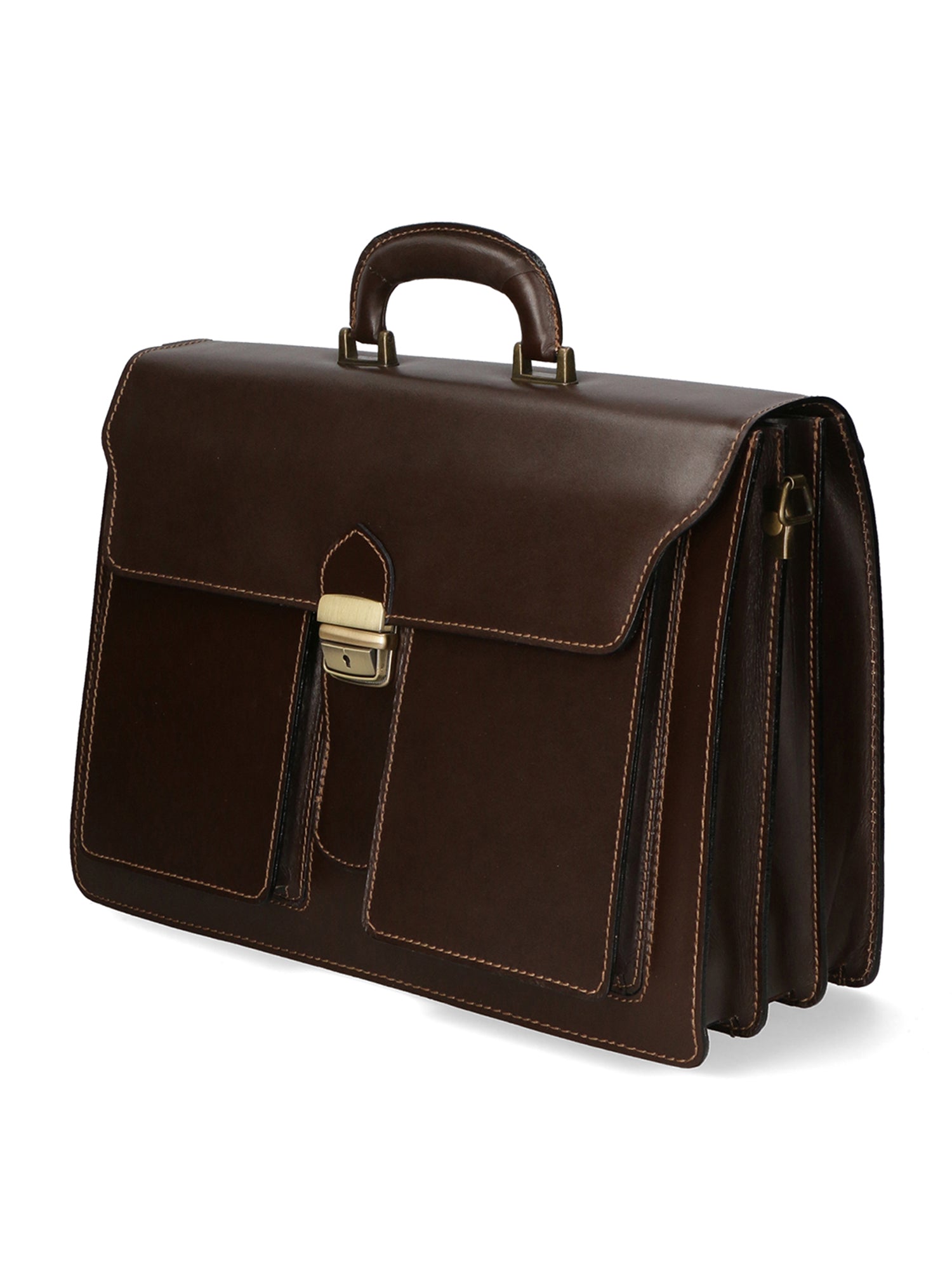 Enea Borsa da lavoro uomo Vera pelle 7001-T.MORO Gave Lux